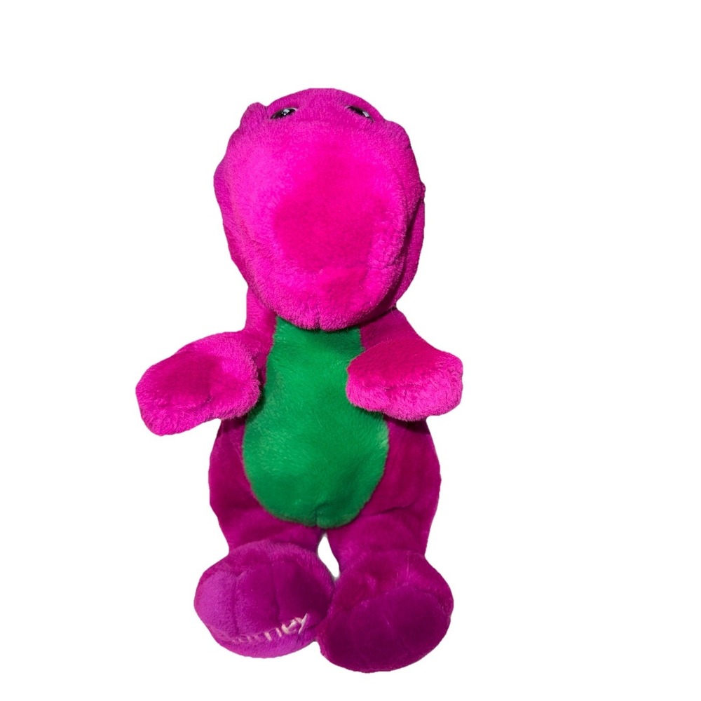 Barney 13" Plush 1992 The Lyons Group Vintage Stuffed Toy Purple Dinosaur 90s